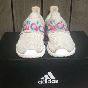 Adidas Cloudfoam Slip on, Size 11, White
